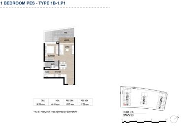 Layout căn hộ sân vườn 1 2 3 4 phòng ngủ khu The Galleria