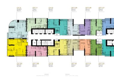 Layout căn hộ trong tòa Aqua 1 2 3 4 Vinhomes Golden River