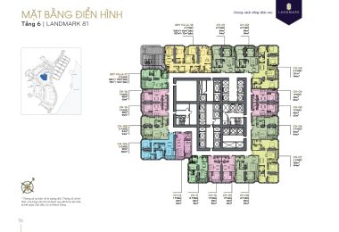 Mặt bằng toà Landmark 81 tầng Vinhomes Central Park