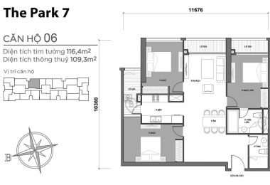 Đánh giá chuyên sâu căn hộ P7-03.06 khu park Vinhomes