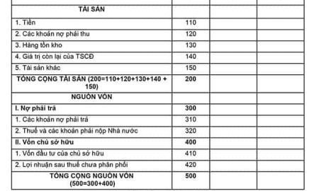 Báo cáo tài chính mới nhất