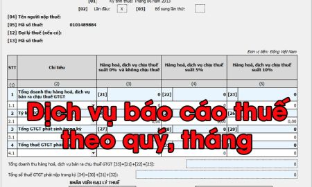 Báo cáo thuế - Công cụ quan trọng trong việc quản lý tài chính của doanh nghiệp