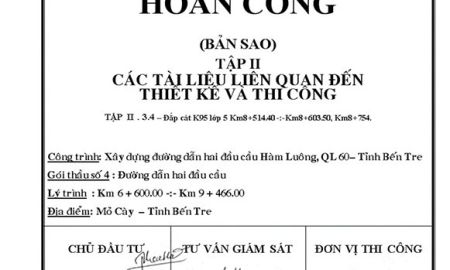 Hồ sơ hoàn công là gì?